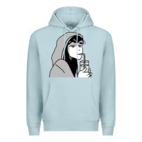 Blue Mist Tori Heart Spring Heartstopper Premium Hoodie - linhVisuals