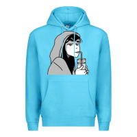 Ocean Blue Tori Heart Spring Heartstopper Premium Hoodie - linhVisuals