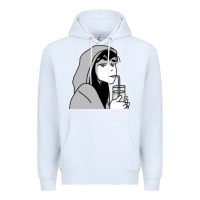 White Tori Heart Spring Heartstopper Premium Hoodie - linhVisuals