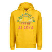 Lemon katmai national park alaska bear hiking travel nature retro pullover h Premium Hoodie - linhVisuals