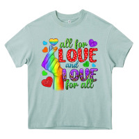 Western All For Love And Love For All Heavy Core Tee | Teevron