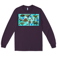 Plum dinosaurs sippy cup Long Sleeve Tee - Artiststas