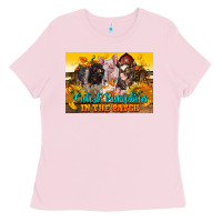 Bubblegum Pink Cutest Pumpkin In The Patch Pig Ladies Tee - LillyAllenDesigns