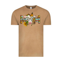 Vintage Camel Western Baby Calf Mom With Sunflower Mother's Day Vintage Tee - LillyAllenDesigns