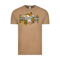 Vintage Coffee Western Baby Calf Mom With Sunflower Mother's Day Vintage Tee - LillyAllenDesigns