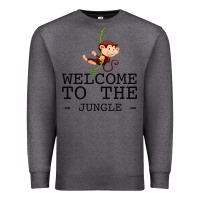 Charcoal Heather Welcome To The Jungle Premium Sweatshirt - Bettercallsaul