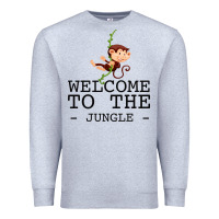 Heather Grey Welcome To The Jungle Premium Sweatshirt - Bettercallsaul