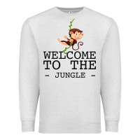 Oatmeal Heather Welcome To The Jungle Premium Sweatshirt - Bettercallsaul