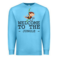 Ocean Blue Welcome To The Jungle Premium Sweatshirt - Bettercallsaul