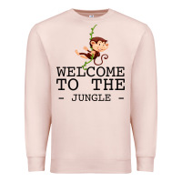 Pale Pink Welcome To The Jungle Premium Sweatshirt - Bettercallsaul