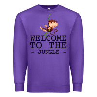 Purple Welcome To The Jungle Premium Sweatshirt - Bettercallsaul