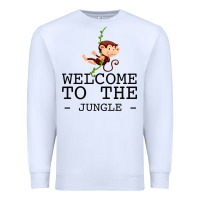 White Welcome To The Jungle Premium Sweatshirt - Bettercallsaul