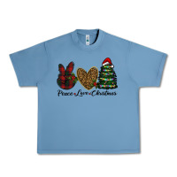 Pebble Blue peace love christmas Urban Heavy Tee - RanaPortraitStore