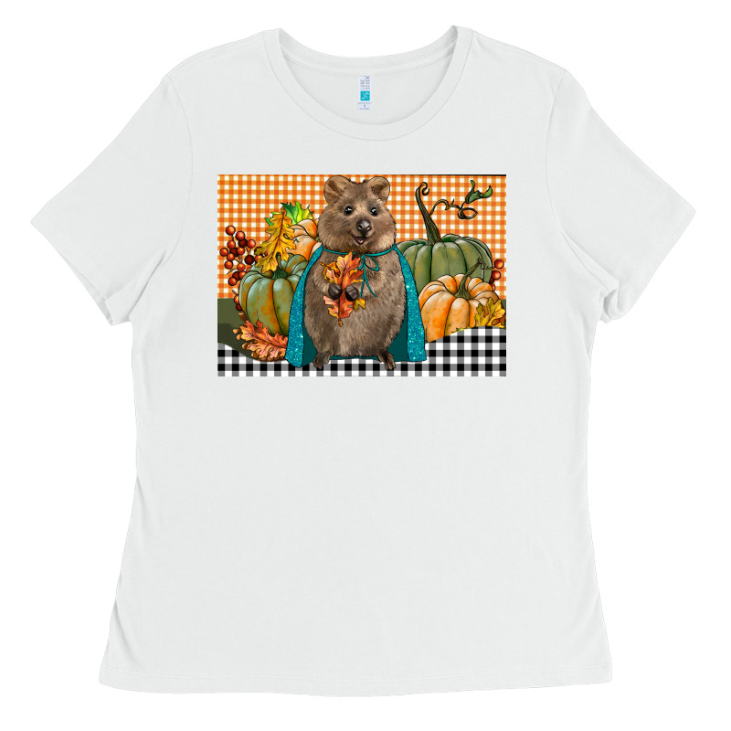 Fall Quokka Ladies Tee by LillyAllenDesigns | Teevron