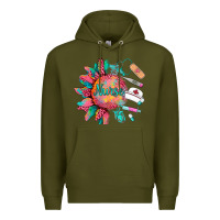 Army Green western  nurse medical instruments Premium Hoodie - BarkalooDesign
