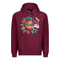 Burgundy western  nurse medical instruments Premium Hoodie - BarkalooDesign
