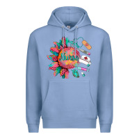 Colony Blue western  nurse medical instruments Premium Hoodie - BarkalooDesign