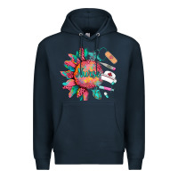 Navy western  nurse medical instruments Premium Hoodie - BarkalooDesign