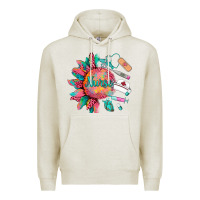 Oatmeal Heather western  nurse medical instruments Premium Hoodie - BarkalooDesign
