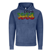 Vintage Denim celebrate juneteenth1865 Vintage Hoodie - BarkalooDesign