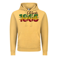 Vintage Mustard celebrate juneteenth1865 Vintage Hoodie - BarkalooDesign