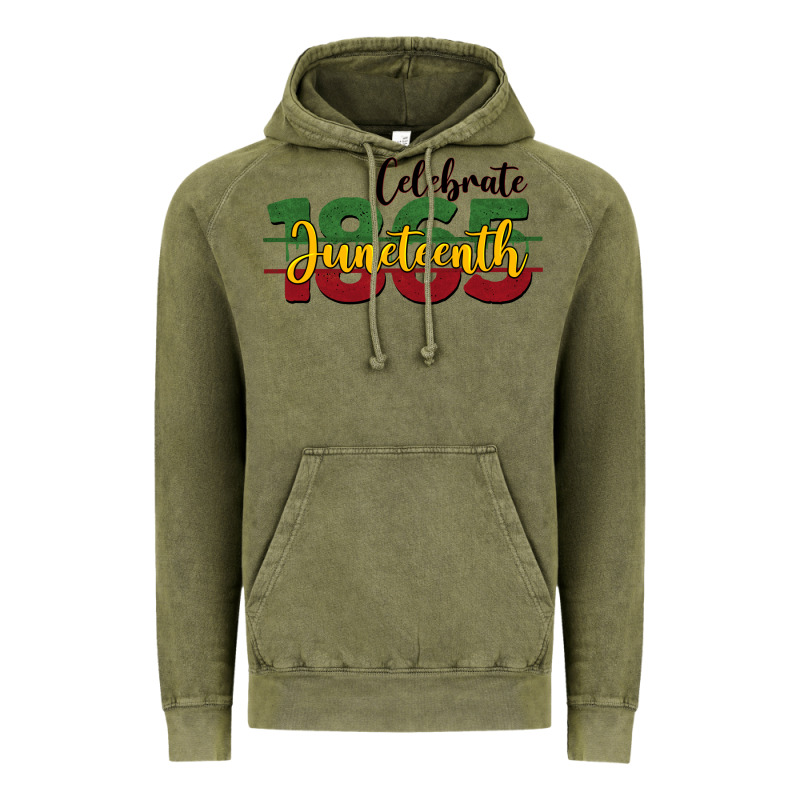 Celebrate Juneteenth1865 Vintage Hoodie by BarkalooDesign | Teevron