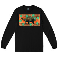 Black ankylosaurus sippy cup Long Sleeve Tee - Artiststas