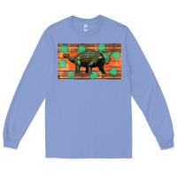 Colony Blue ankylosaurus sippy cup Long Sleeve Tee - Artiststas