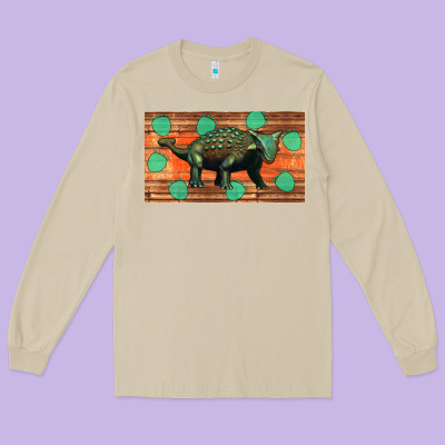 Ankylosaurus Sippy Cup Long Sleeve Tee Designed By Artiststas