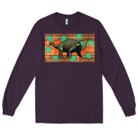 Plum ankylosaurus sippy cup Long Sleeve Tee - Artiststas