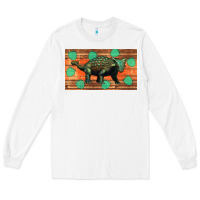 White ankylosaurus sippy cup Long Sleeve Tee - Artiststas