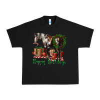 Happy Holidays Mustang Horse Urban Heavy Tee | Teevron