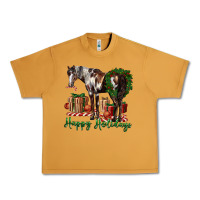 Peanut Butter happy holidays mustang horse Urban Heavy Tee - LillyAllenDesigns