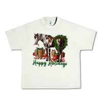 Pistachio happy holidays mustang horse Urban Heavy Tee - LillyAllenDesigns