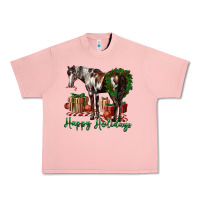 Salmon happy holidays mustang horse Urban Heavy Tee - LillyAllenDesigns