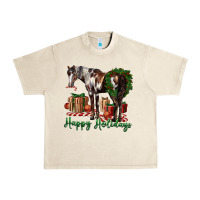 Sandshell happy holidays mustang horse Urban Heavy Tee - LillyAllenDesigns