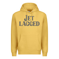 Antique Gold jet lagged cute world traveler & funny vacation pullover hoodie Premium Hoodie - linhVisuals
