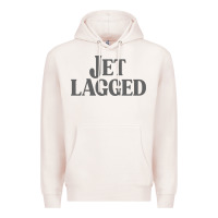 Pale Pink jet lagged cute world traveler & funny vacation pullover hoodie Premium Hoodie - linhVisuals