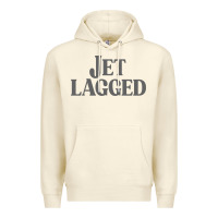 Sandshell jet lagged cute world traveler & funny vacation pullover hoodie Premium Hoodie - linhVisuals