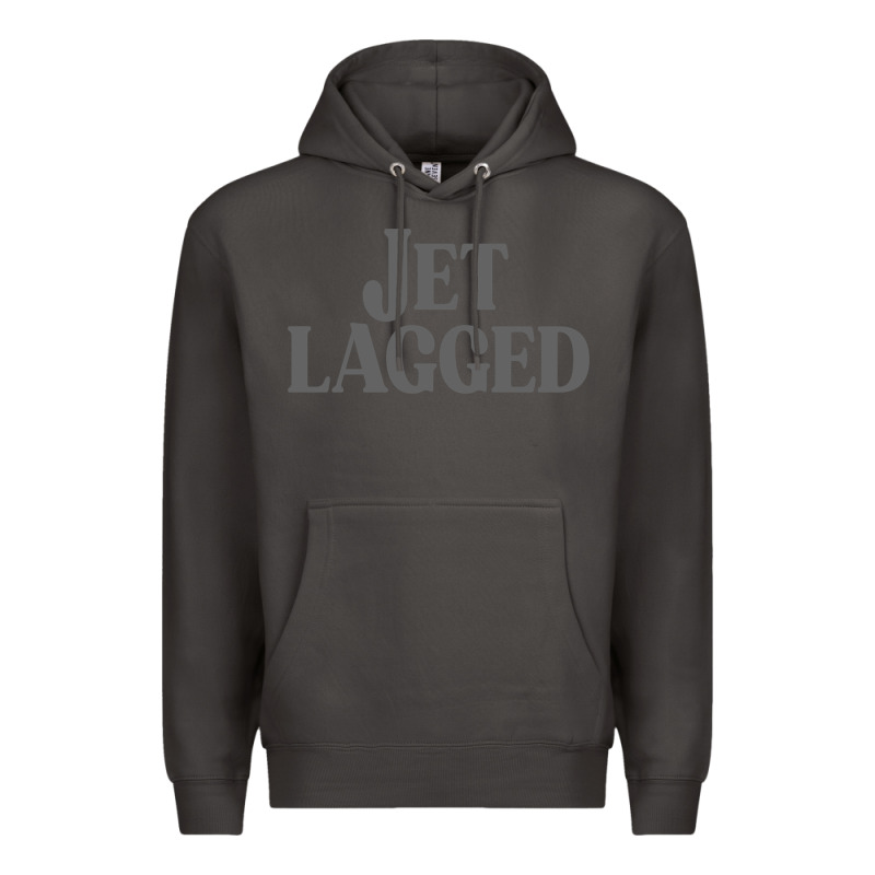 Jet Lagged Cute World Traveler & Funny Vacation Pullover Hoodie Premium Hoodie by linhVisuals | Teevron