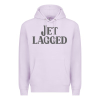 Lilac jet lagged cute world traveler & funny vacation pullover hoodie Premium Hoodie - linhVisuals