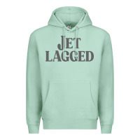 Seafoam jet lagged cute world traveler & funny vacation pullover hoodie Premium Hoodie - linhVisuals