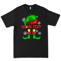 Black Elf Your Text Premium Tee - CowhideDigitalArt