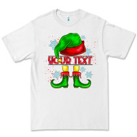 White Elf Your Text Premium Tee - CowhideDigitalArt