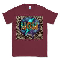 Burgundy Leopard mom Classic Tee - FaDigitalArtStudio