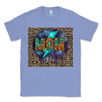 Colony Blue Leopard mom Classic Tee - FaDigitalArtStudio