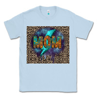 Dusty Blue Leopard mom Classic Tee - FaDigitalArtStudio