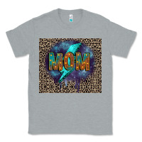 Heather Grey Leopard mom Classic Tee - FaDigitalArtStudio