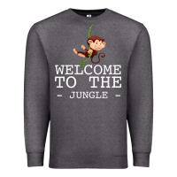Charcoal Heather Welcome To The Jungle Premium Sweatshirt - Bettercallsaul