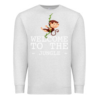 Oatmeal Heather Welcome To The Jungle Premium Sweatshirt - Bettercallsaul